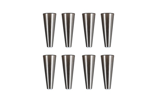 Brushed Steel Leg Set of 8