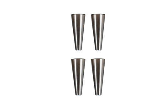 Brushed Steel Leg Set of 4