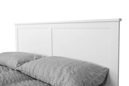 EX DISPLAY MODEL - Double white wooden Seren bedframe