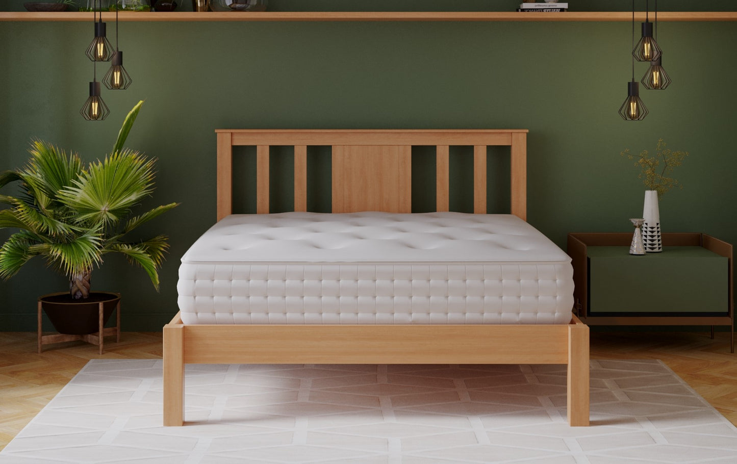 Mia Solid Wooden Bedframe - Ex Display - Sold as seen